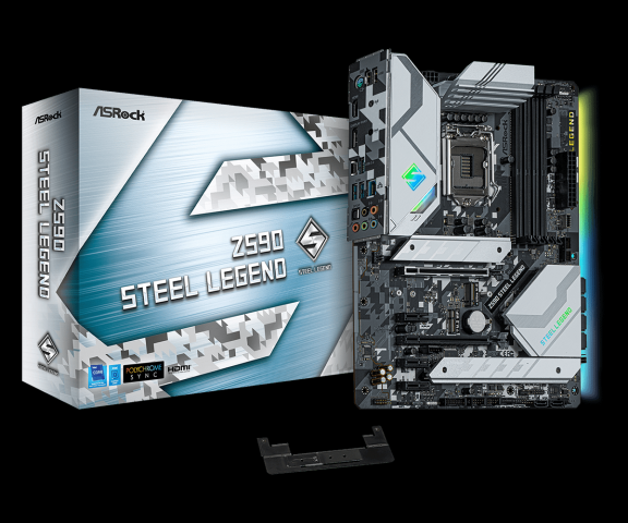 ASRockマザーボード 【ジャンク？】steel legend z590 Asrock Z590